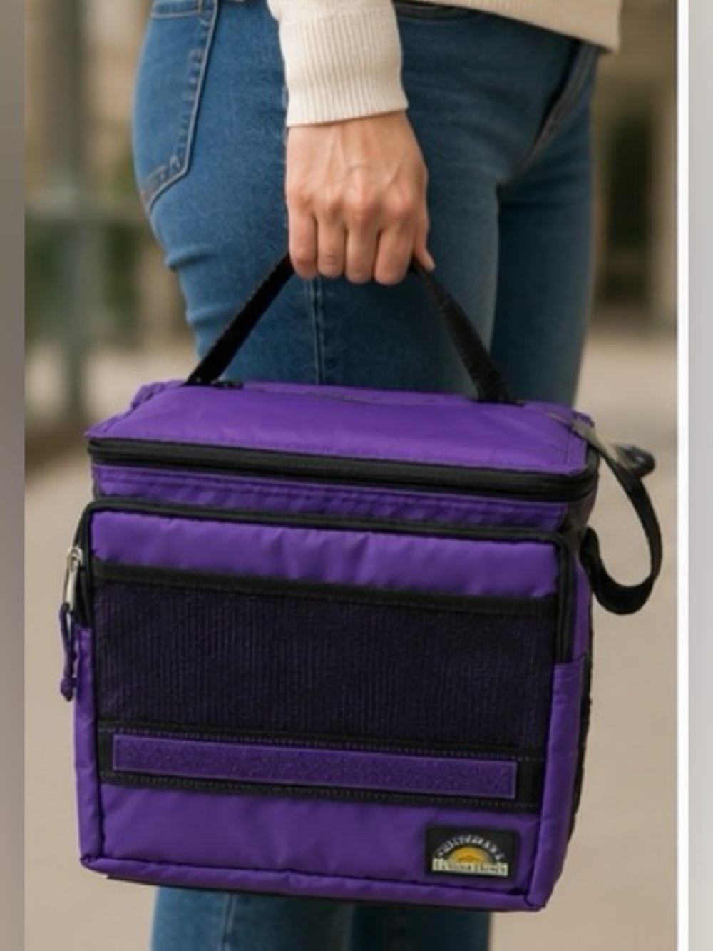 California Innovations Purple Cooler Lunch Tote Camping Bag